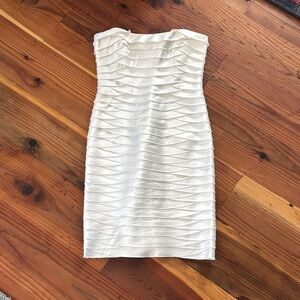 BCBGMaxAzria Strapless Ribbon Dress